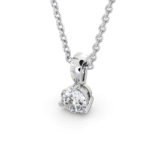 Melody Solitaire Pendant - Image 3