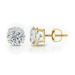 Hailey Solitaire Earrings - Image 3